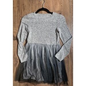 Girls Long Sleeve Tulle Dress